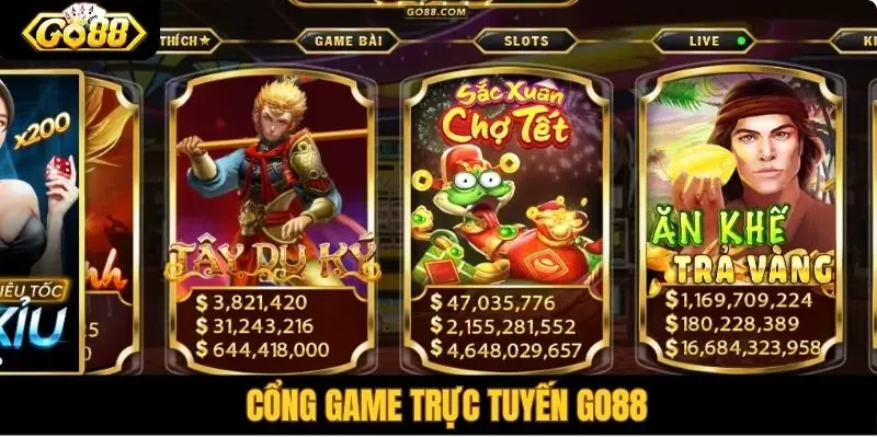 Cổng game đổi thưởng trực tuyến go88